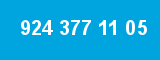 924 377 11 05 924 377 11 05